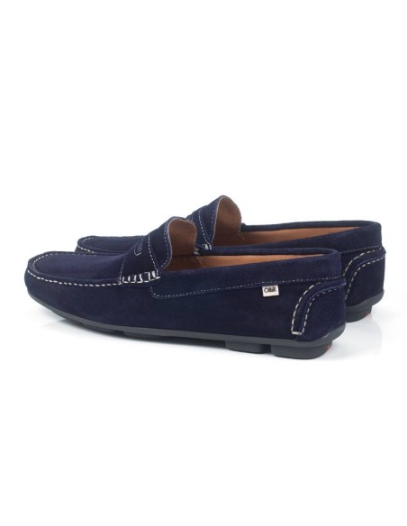 Mocassin suède bleu SARPA-NAVY