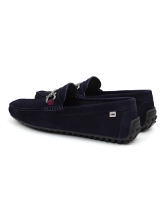 Mocassin suède bleu SILDON-NAVY 2
