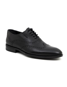 Black leather Oxford