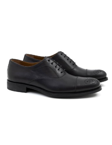 Oxford en cuir noir CR-24218-NEGRO