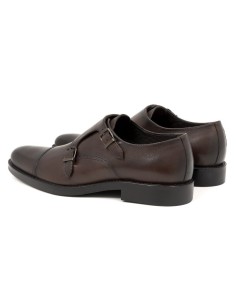 chaussure avec boucle de peau marron BILDEN-CASTAGNA 2