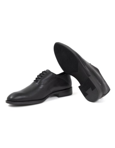 Black leather Oxford