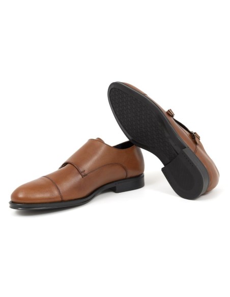 Light Brown leather monkstrap
