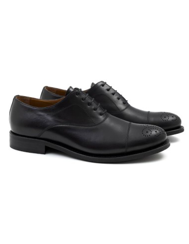 Oxford en cuir noir CR-24317-NEGRO