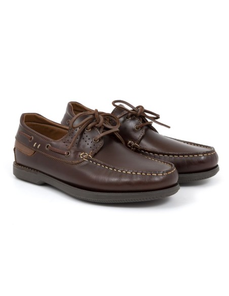 Light Brown leather boat shoe