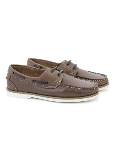 brown nubuck boat shoes CRADOW-BROWN