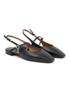 Zapato de Vestir de piel liso color negro