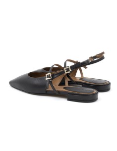 chaussures habillées femme de peau le noir W-LUNA-BLACK 2