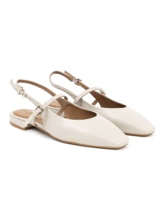 Zapato de Vestir de piel liso color beige