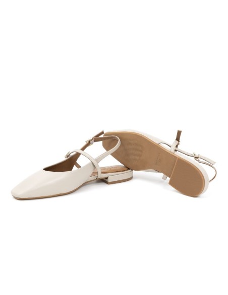 Zapato de Vestir de piel liso color beige