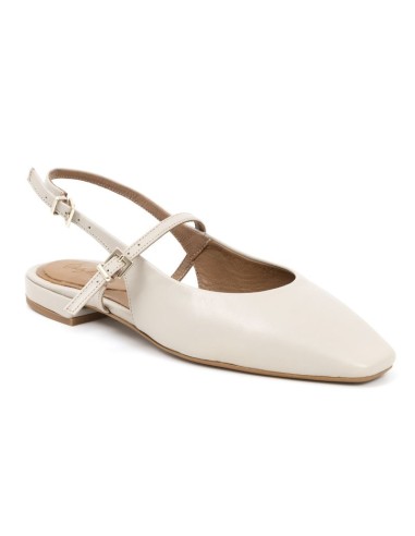 chaussures habillées femme de peau beige W-LUNA-IVORY