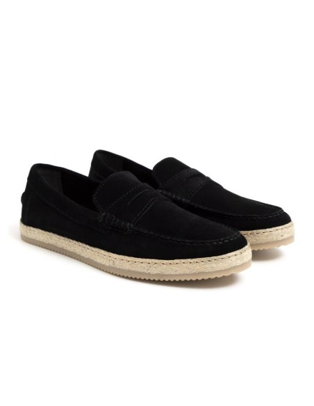 espadrilles suède le noir SALILMEN-BLACK