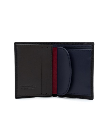 Black leather wallet