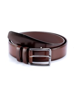 Brown leather belt