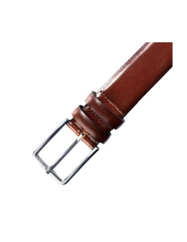 Brown leather belt