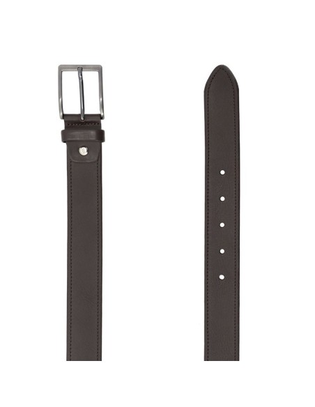 Brown leather belt