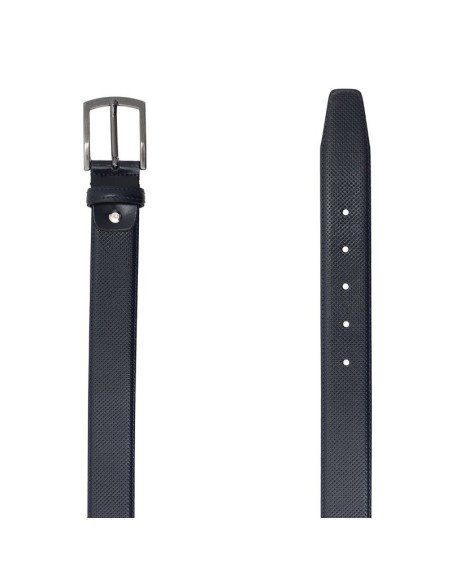 Ceinture de peau bleu B-CONWAY-NAVY