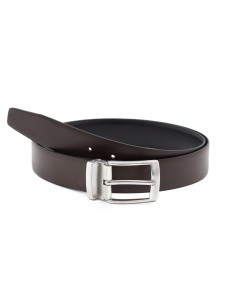 Brown leather belt