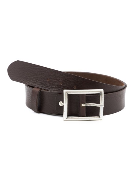 Ceinture de peau marron B-CORLAN-BROWN