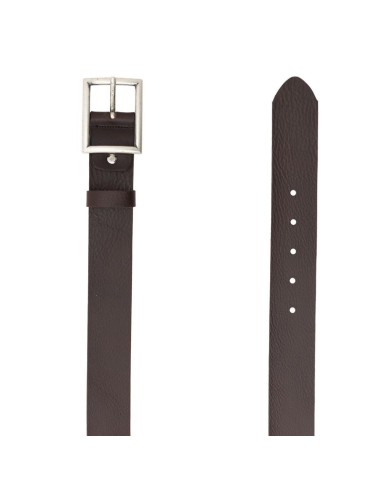 Brown leather belt
