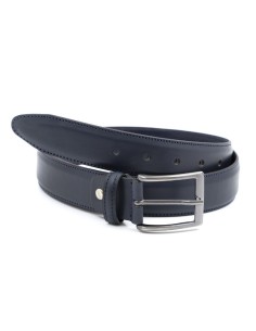 Ceinture de peau bleu B-CORLIN-NAVY