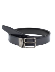 Ceinture cuir réversible le noir B-RINK-NAVY-BLACK