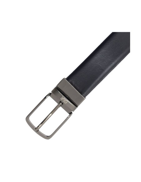 Black reversible leather belt
