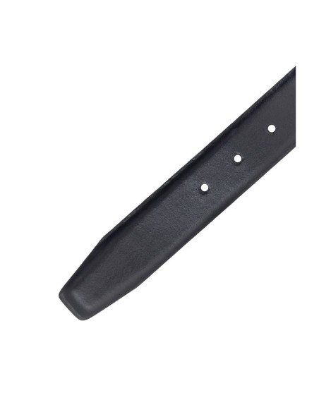 Black reversible leather belt