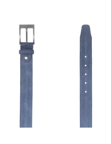 Ceinture suède bleu B-SAMIRCO-JEANS