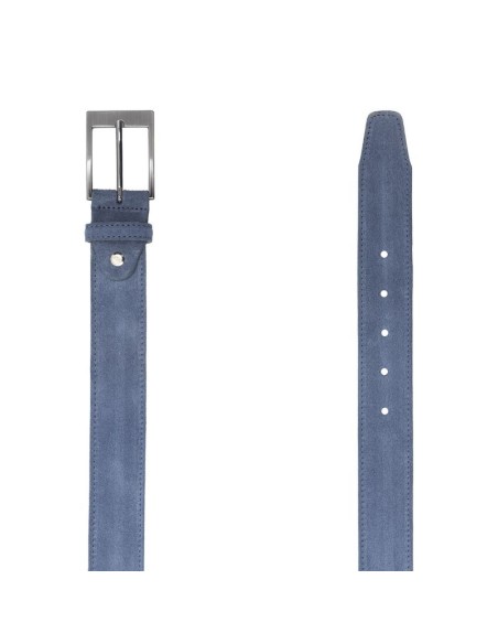 Ceinture suède bleu B-SAMIRCO-JEANS