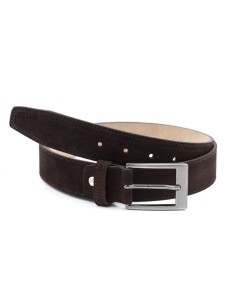 Ceinture suède marron B-SAMIRCO-MARRON