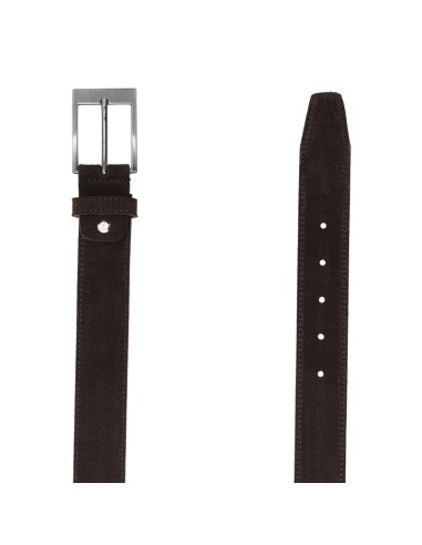 Brown suede belt