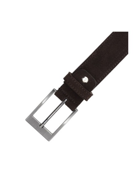 Ceinture suède marron B-SAMIRCO-MARRON