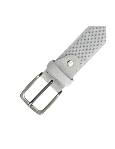 Ceinture suède gris B-SEMIS-GRIS