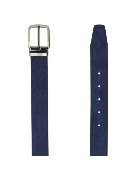 Ceinture suède bleu B-STRUFAGE-AZUL