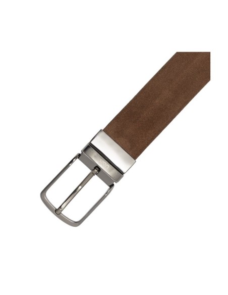 Brown suede belt
