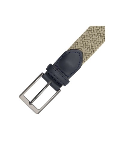 Beige elastic belt