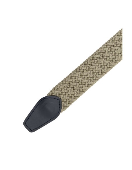 Beige elastic belt