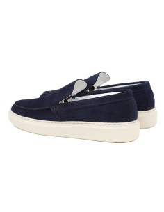 Blue suede moccasin 2