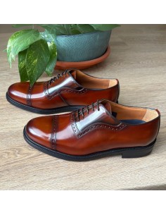 Brown leather Oxford 2