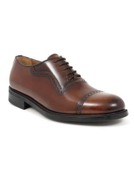 Brown leather Oxford