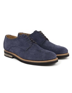 Derby suède bleu DUMEL-NAVY