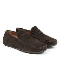 Mocassin suède marron ITASER-BROWN