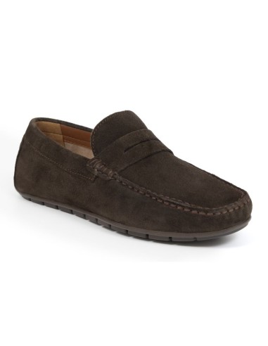 Mocassin suède marron ITASER-BROWN