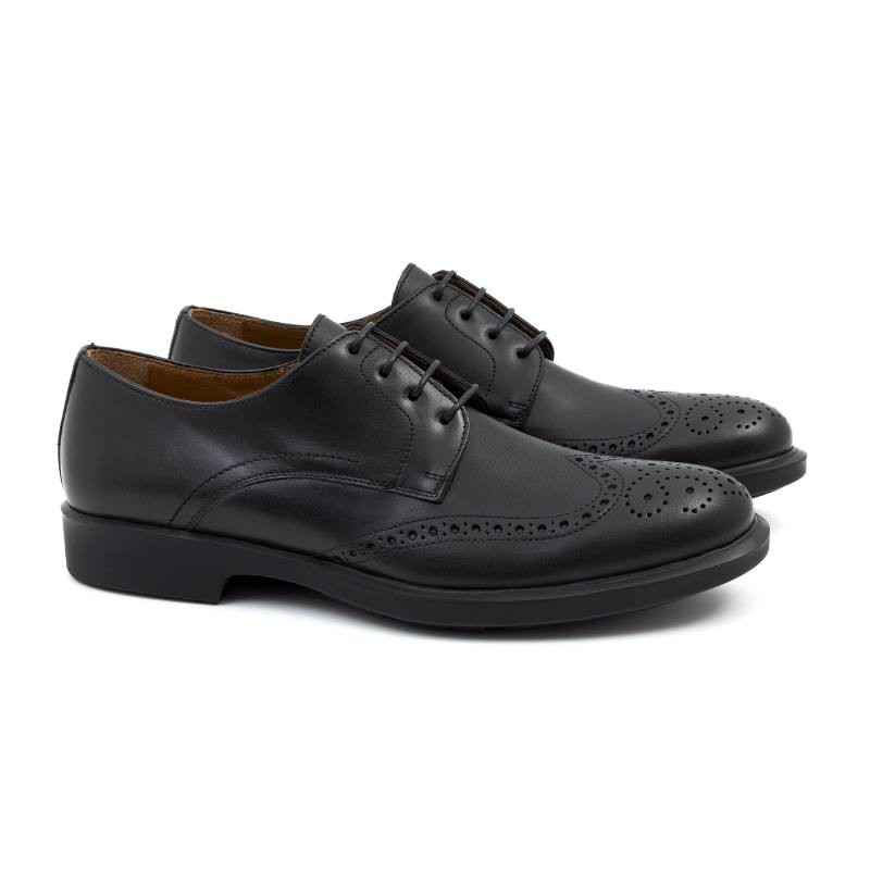 Derby en cuir noir CRITELI-NEGRO