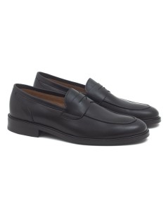 Mocassin de peau le noir NALMAZ-NEGRO