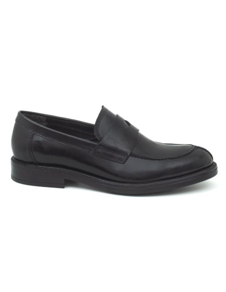 Mocassin de peau le noir PADILMENS-NEGRO