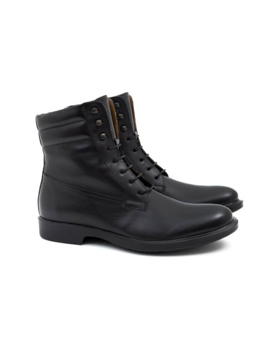 black leather boots CROSMAN-NEGRO