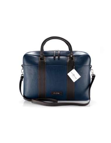 Sac en cuir bleu AC-HANDBAG-MH-MARINO