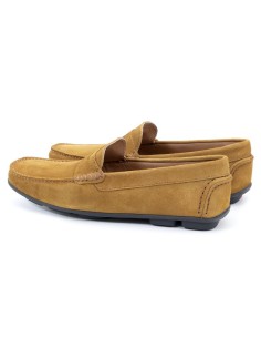 Brown suede moccasin 2